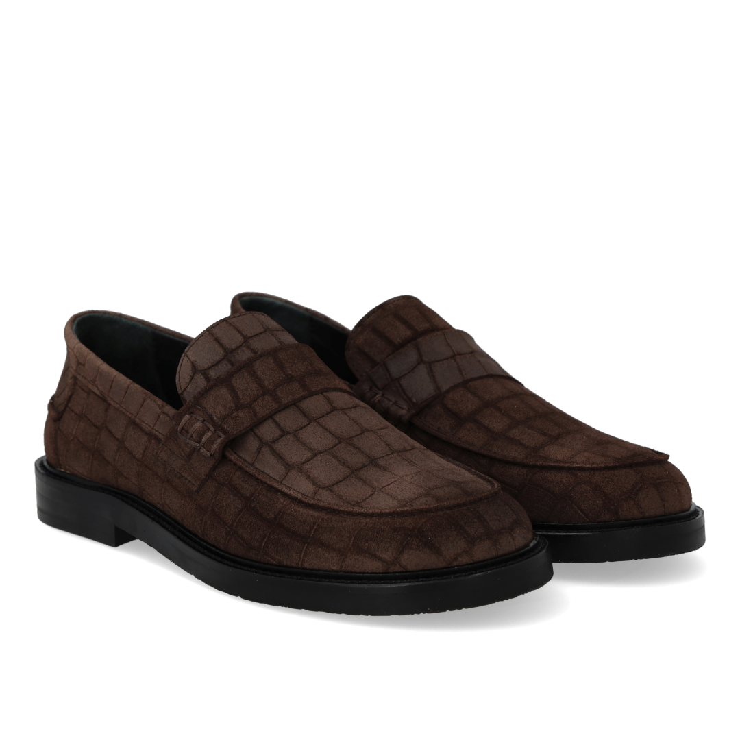Klassischer Pennyloafer mit Weite Passform