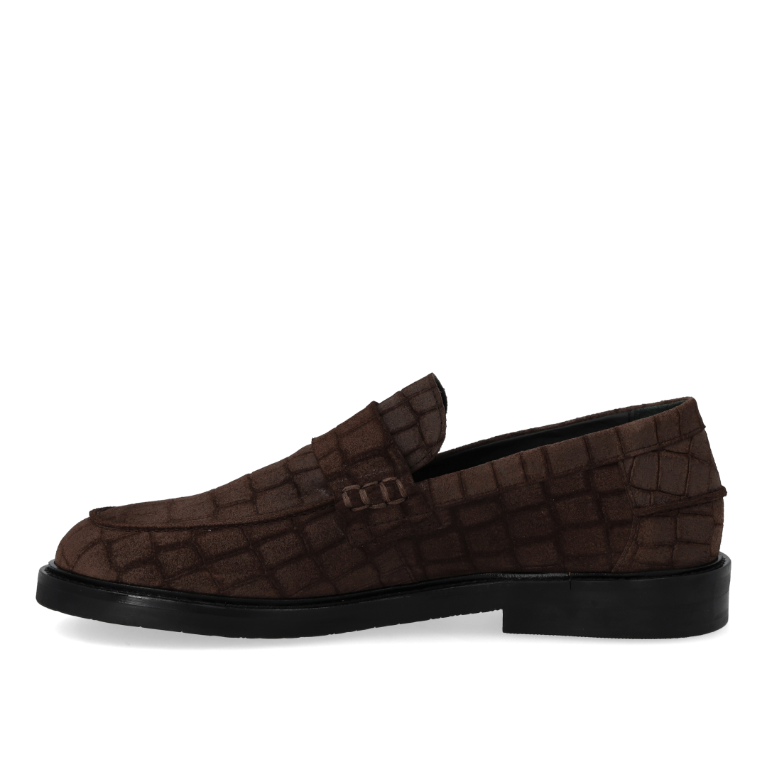 Klassischer Pennyloafer mit Weite Passform