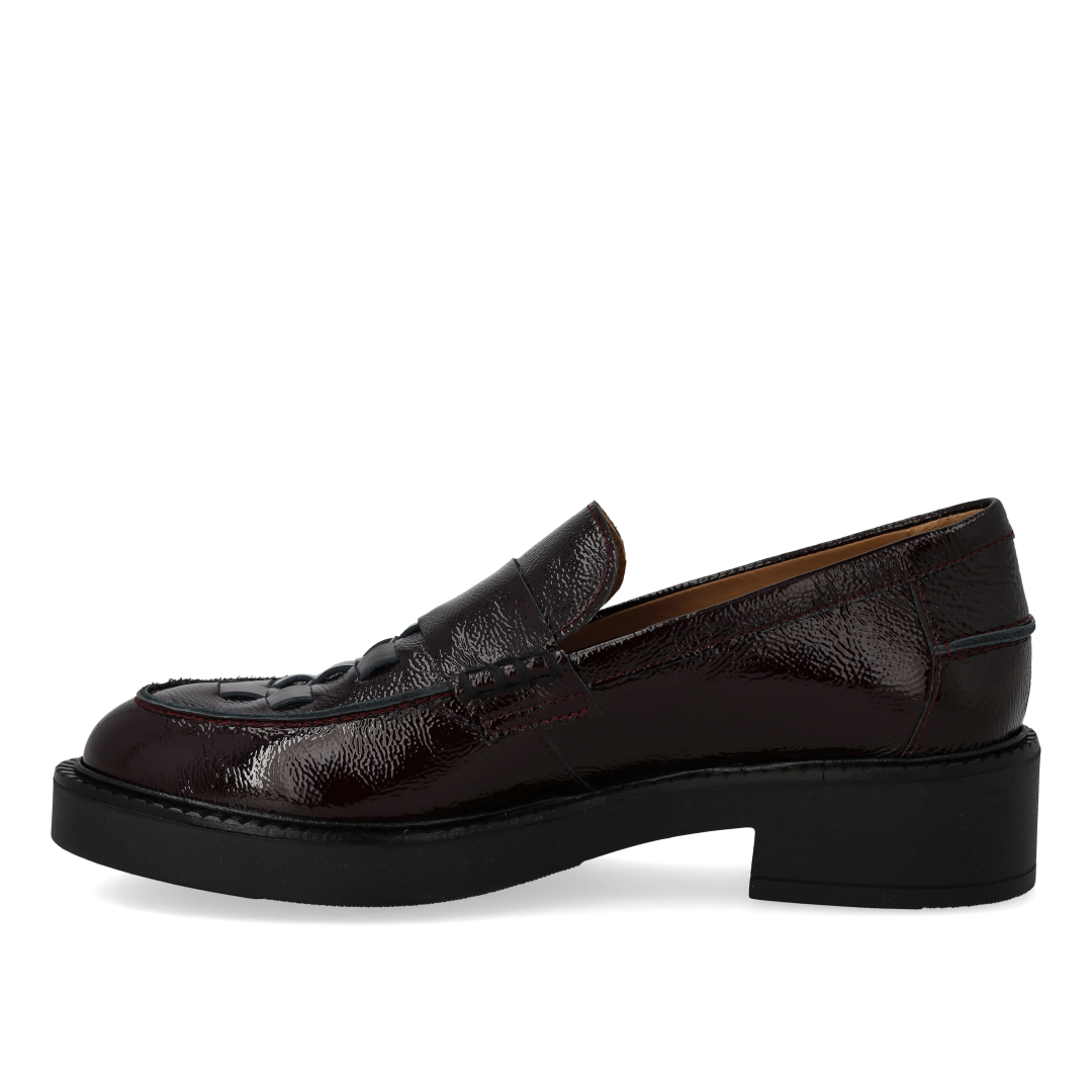 Loafer mit Flechtdetail
