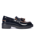 Massiver Pennyloafer mit Fransen und Quastendetail