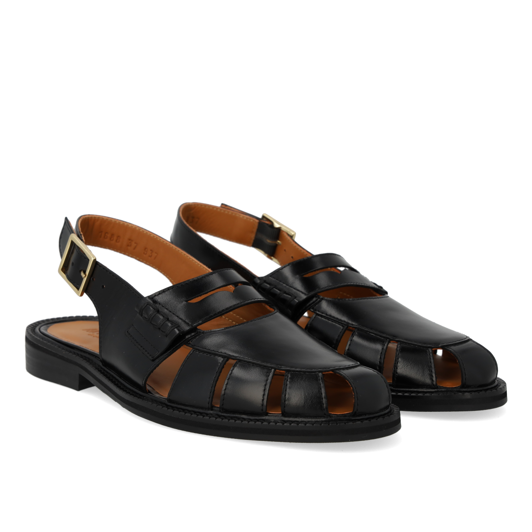 Loafer mit Fersenriemen