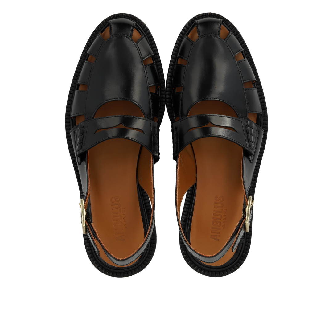 Loafer mit Fersenriemen