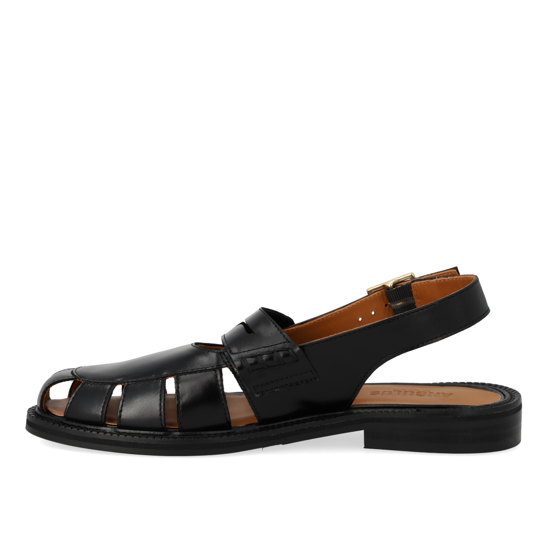Loafer mit Fersenriemen