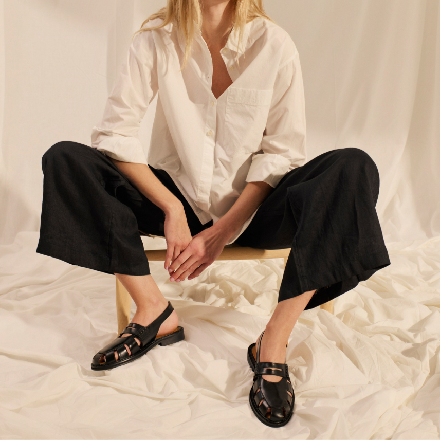 Loafer mit Fersenriemen
