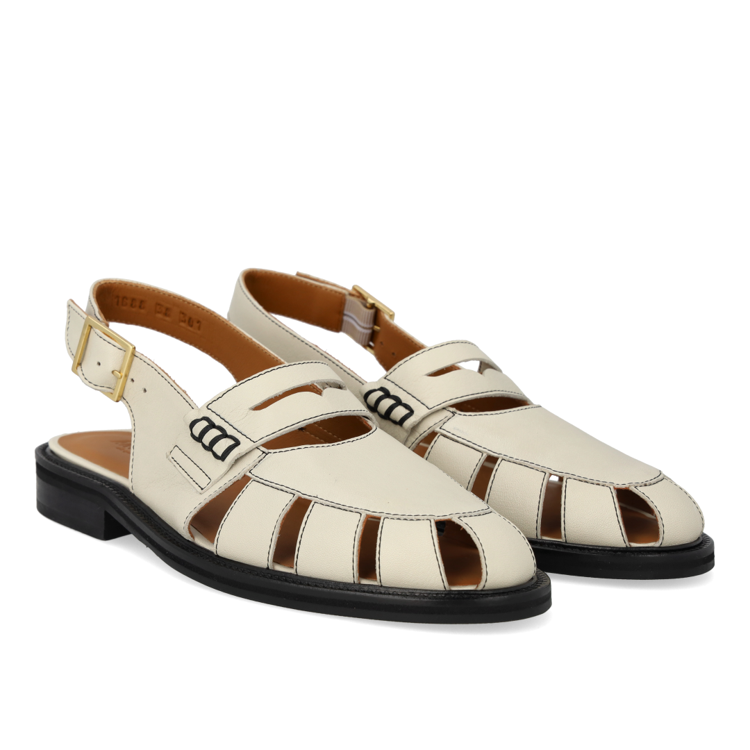 Loafer mit Fersenriemen
