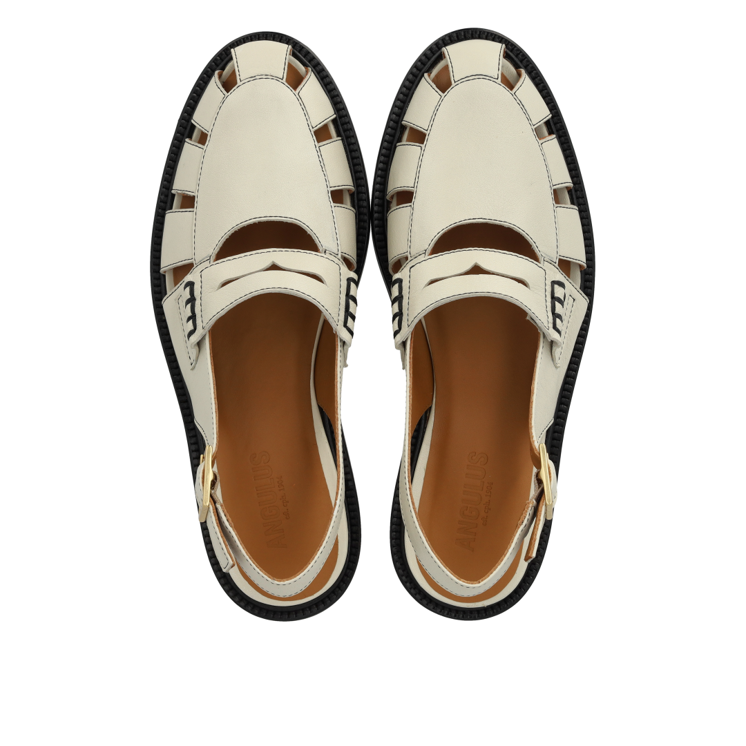 Loafer mit Fersenriemen