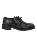 Klobige Schnürschuhe aus Leder mit dekorativen Nieten
