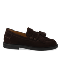 Breiter Loafer mit Fransen- und Quastendetail