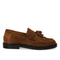 Breiter Loafer mit Fransen und Quaste