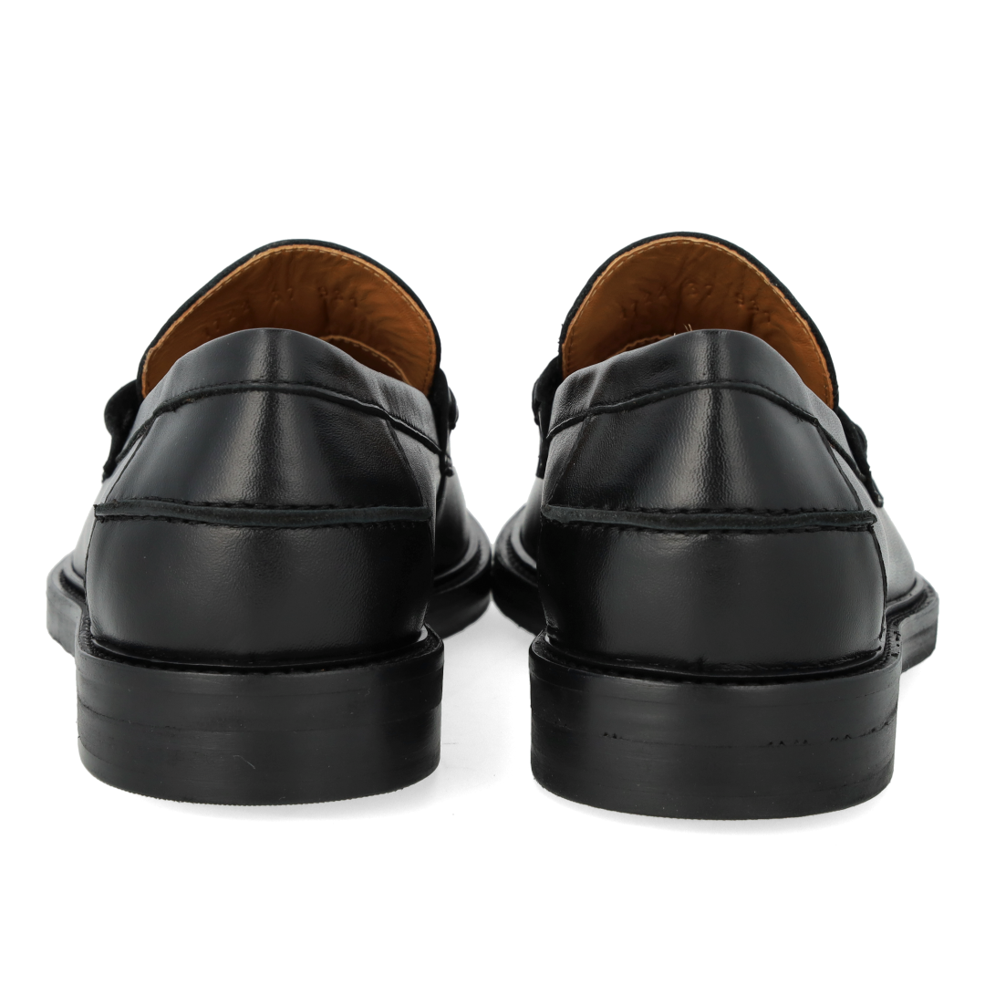 Pennyloafer mit handgeflochtenem Detail