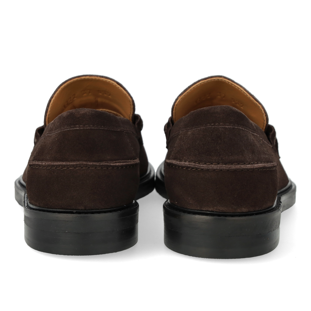 Penny-Loafer mit handgeflochtenem Detail