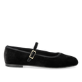 Mary Jane Ballerina aus weichem Velours