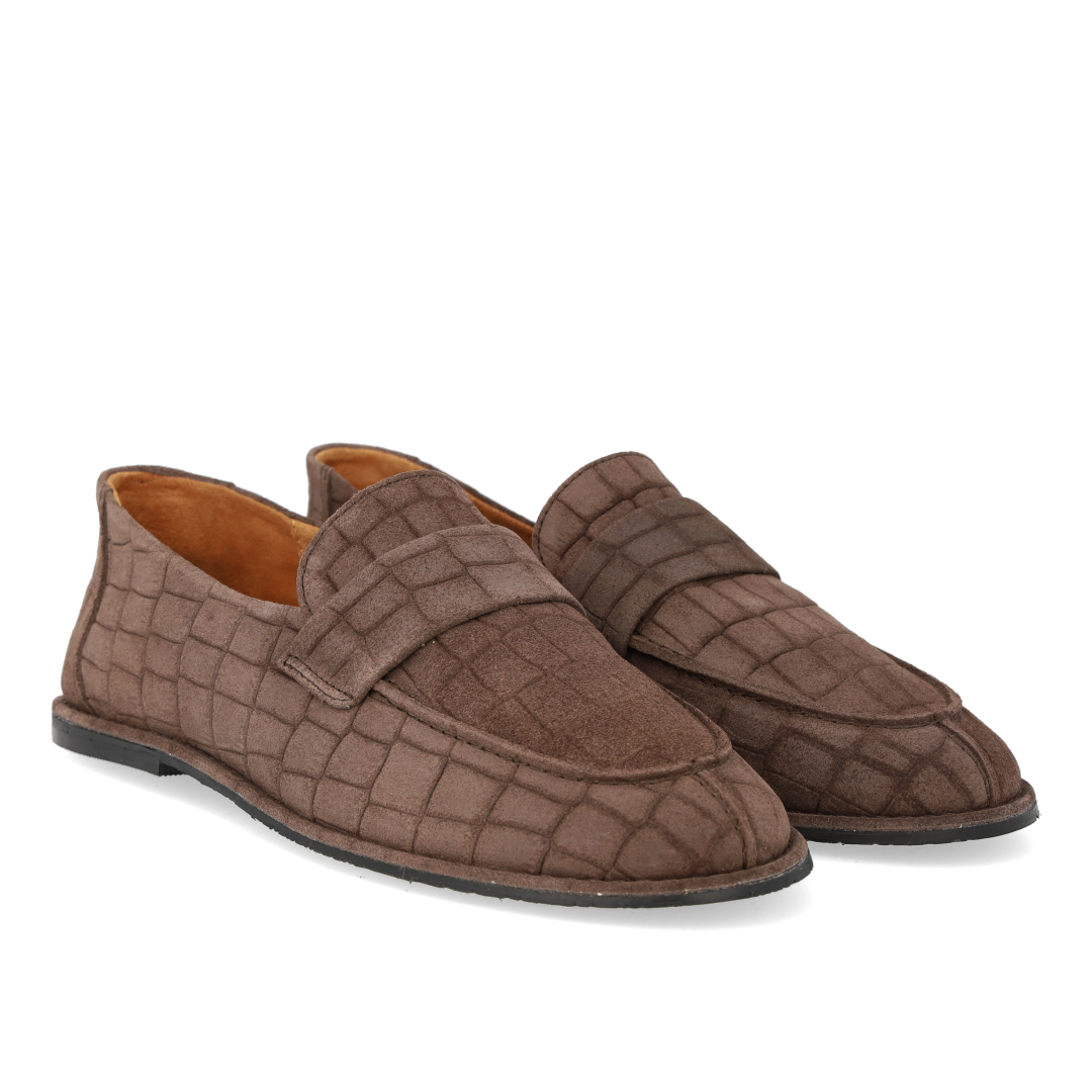 Ultraweicher Loafer mit Ziernahtdetail