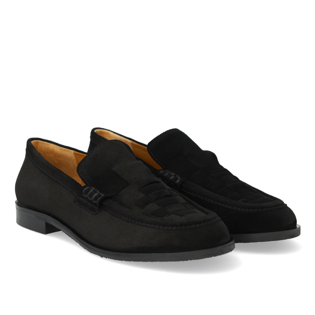 Loafer mit Flechtdetail