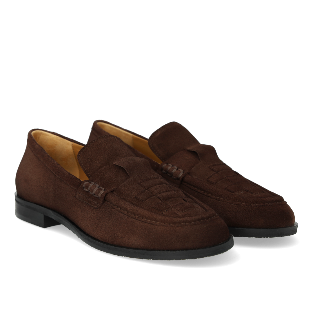 Loafer mit Flechtdetail