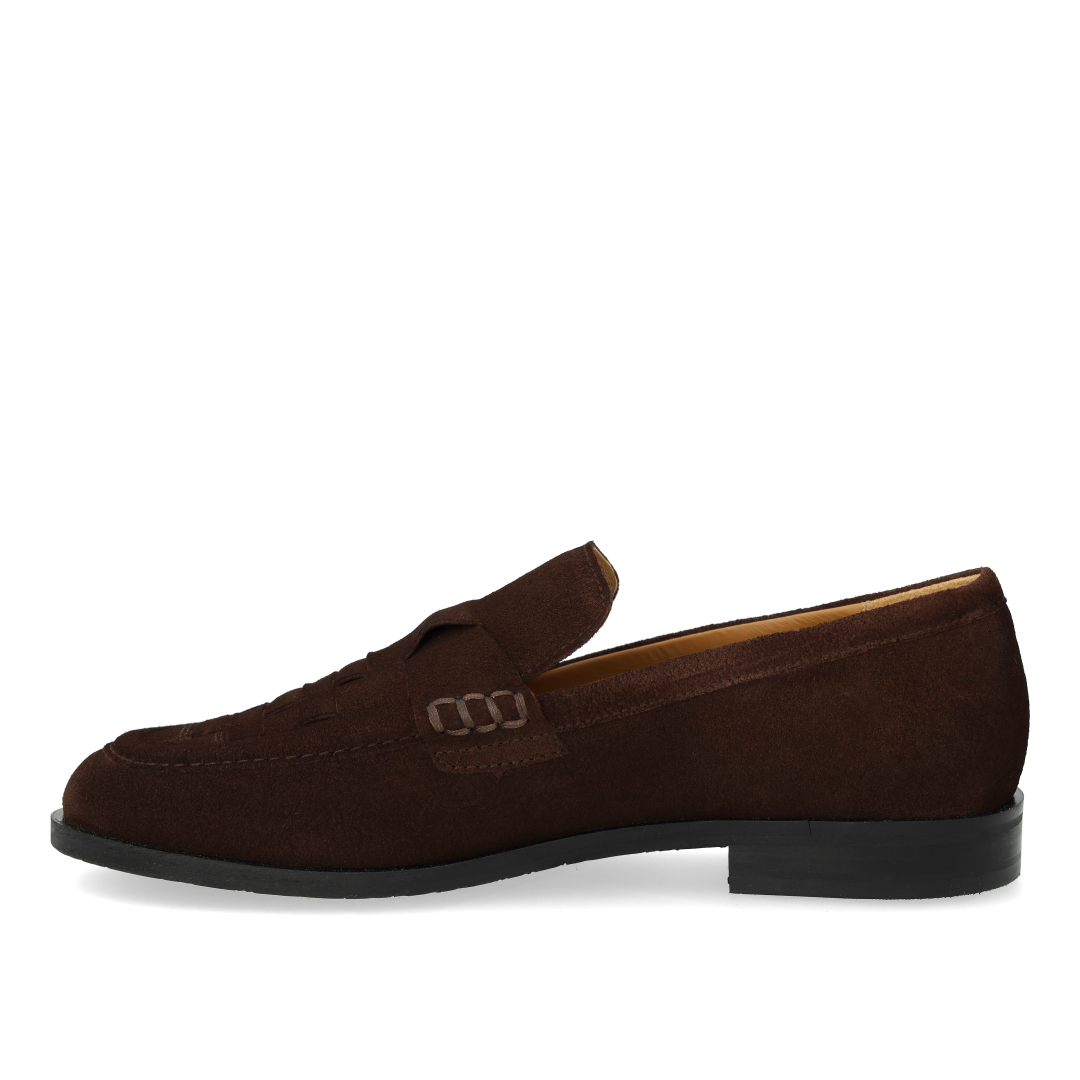 Loafer mit Flechtdetail