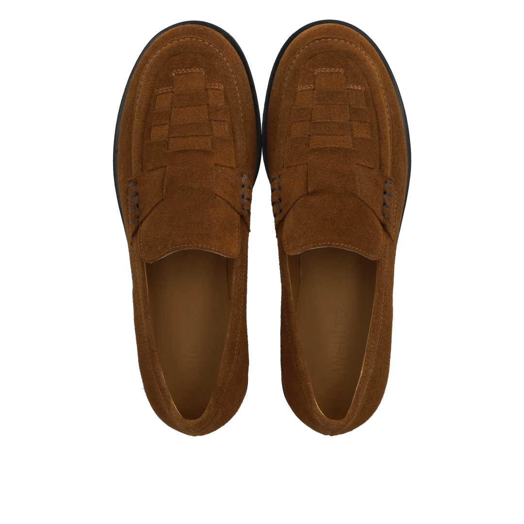 Loafer mit Flechtdetail