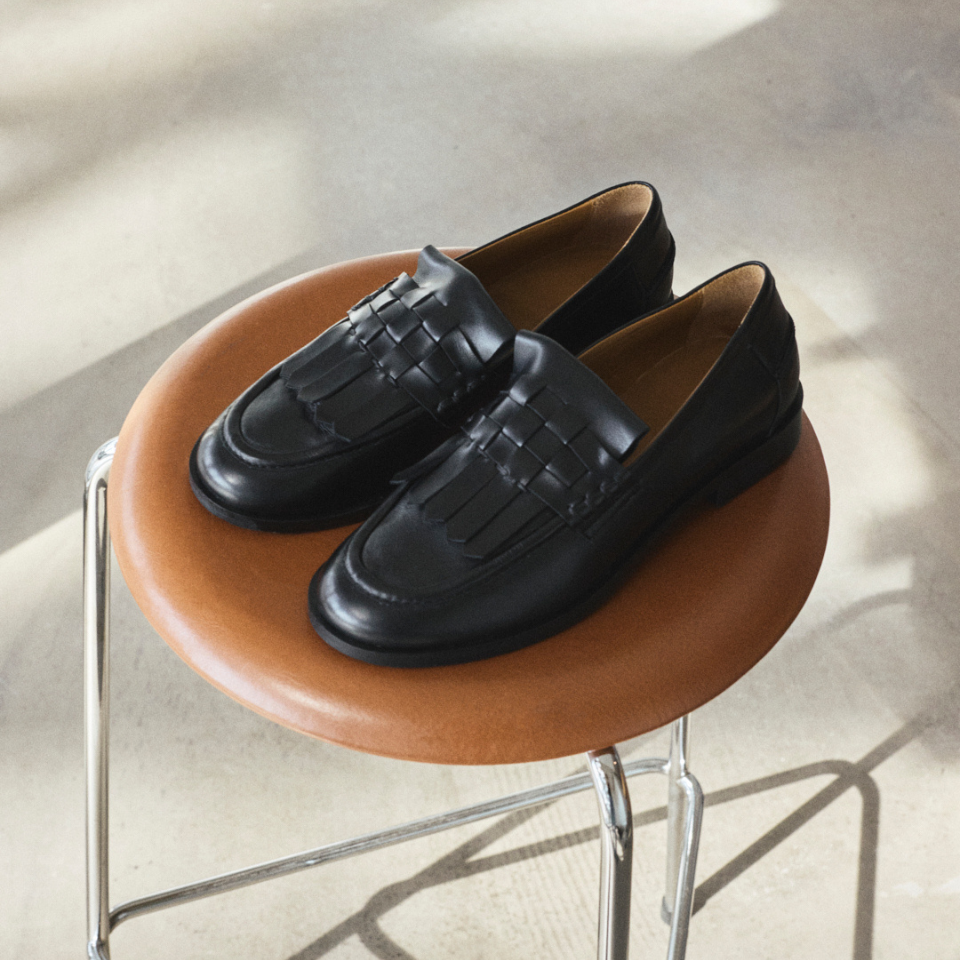 Loafer mit Flechtdetail