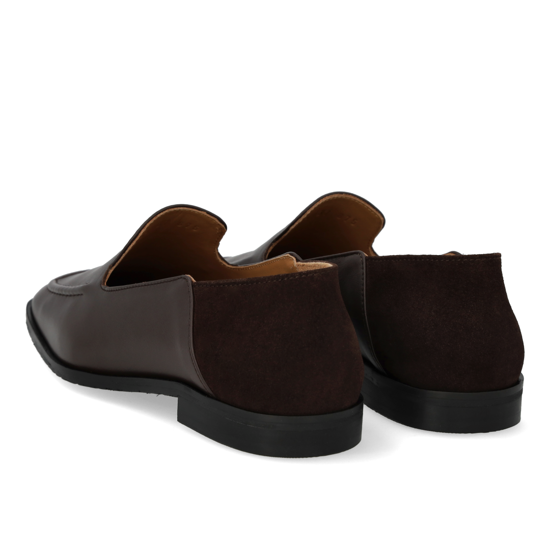 Loafer mit Veloursdetail