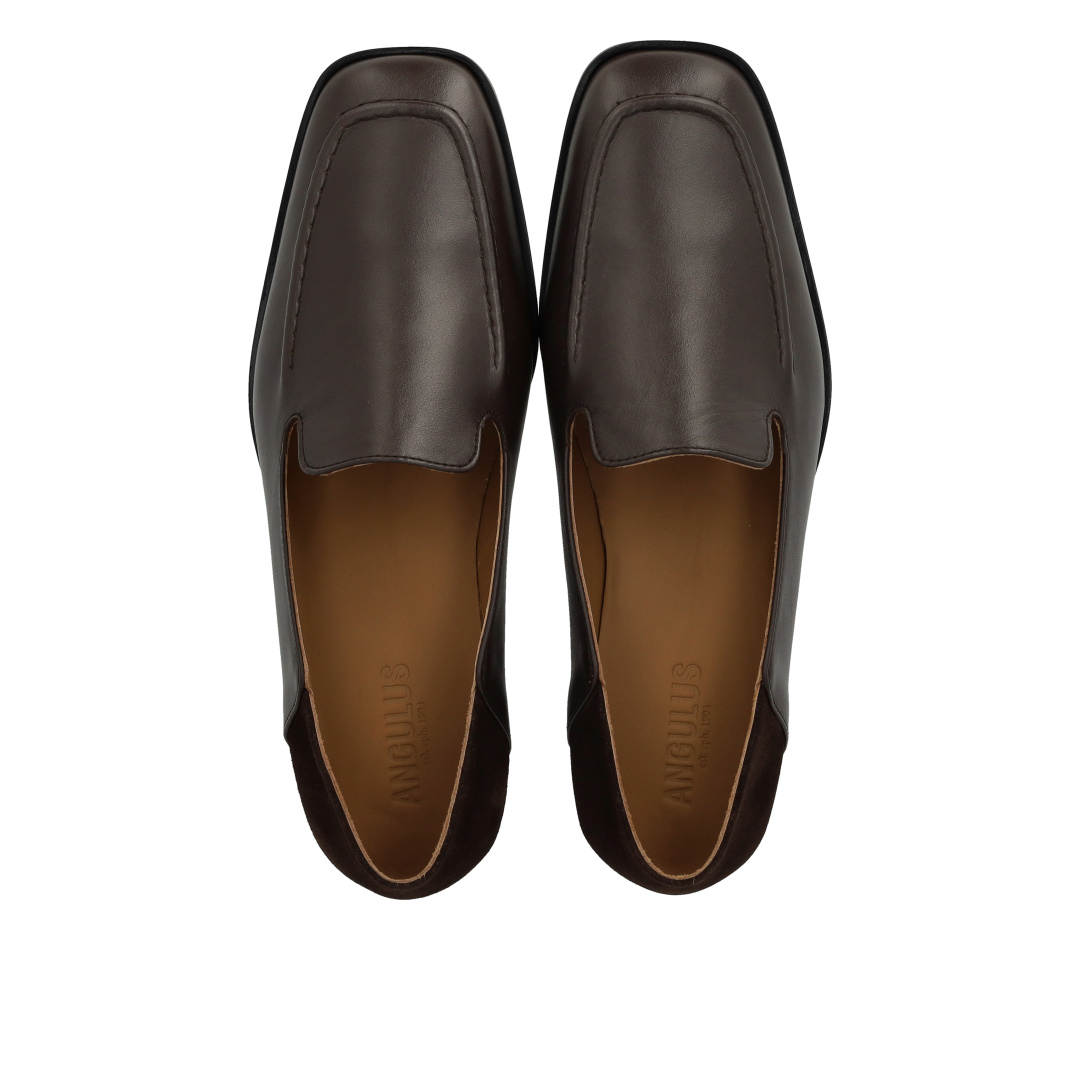 Loafer mit Veloursdetail