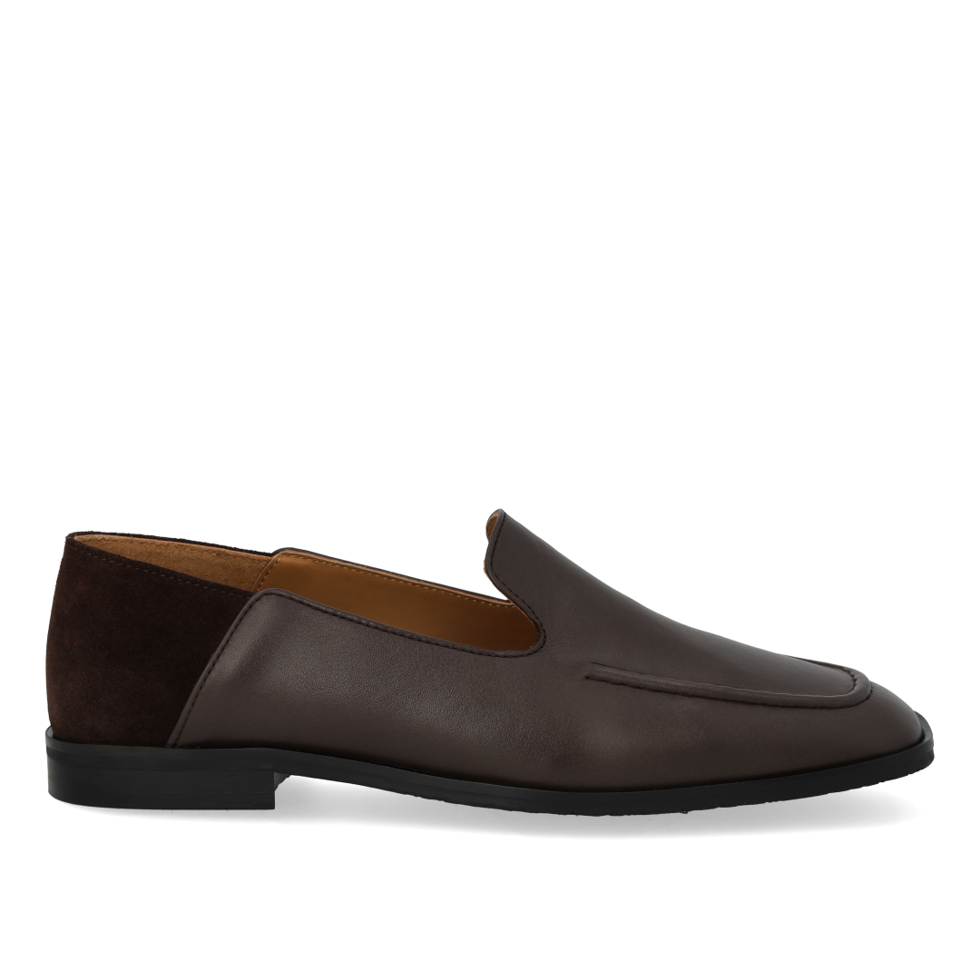 Loafer mit Veloursdetail