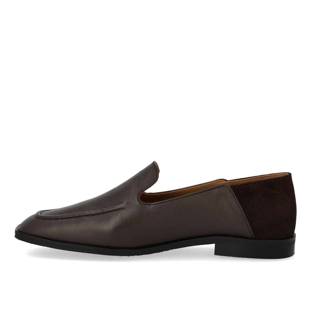 Loafer mit Veloursdetail