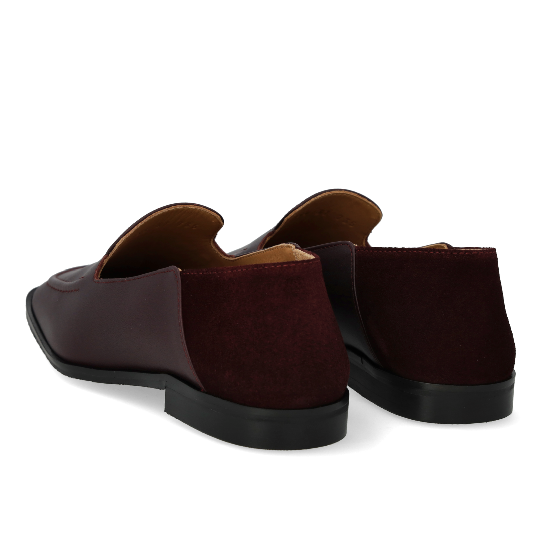 Loafer mit Veloursdetail