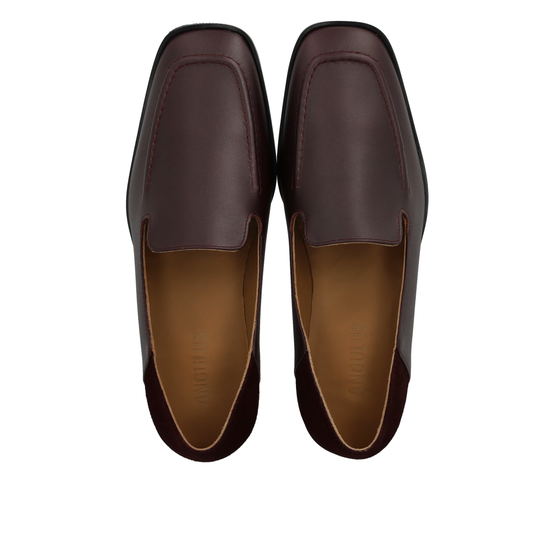 Loafer mit Veloursdetail