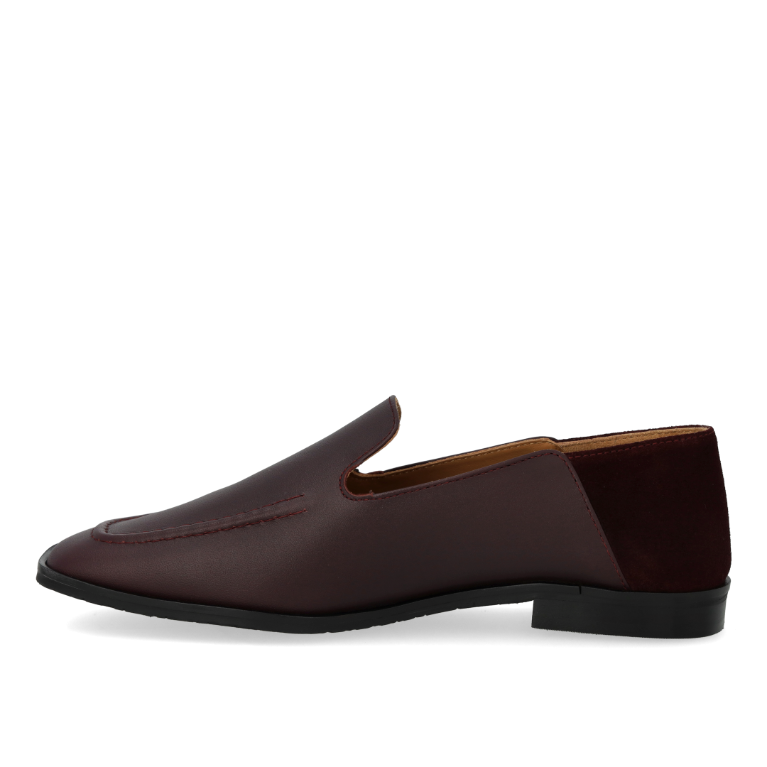 Loafer mit Veloursdetail