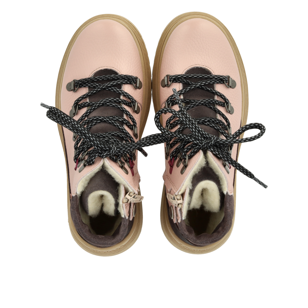 Colourblock TEX-Schnürstiefel mit kontrastfarbener Öse