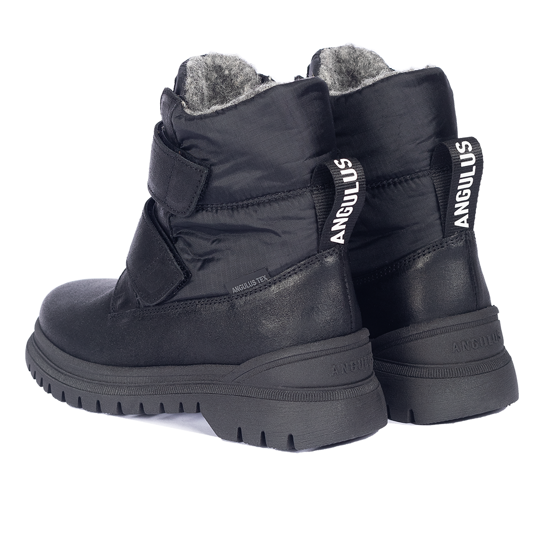 TEX-Stiefel mit Logoband und Klettverschluss