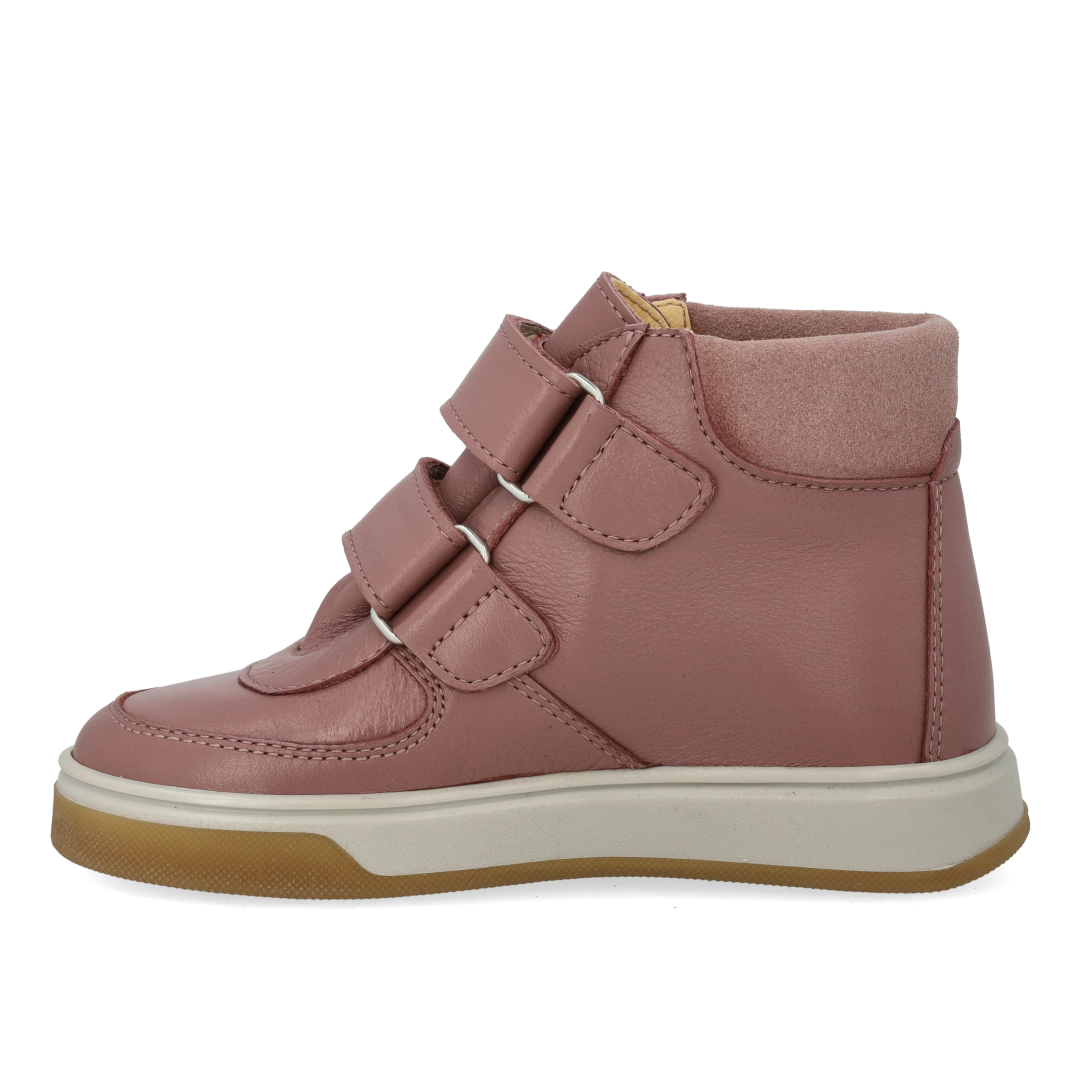 High-Top-TEX-Sneaker mit Herz aus Lack