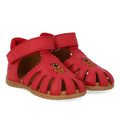 Sandale mit Stickerei