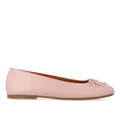 Ballerina aus Leder mit Schleifendetail