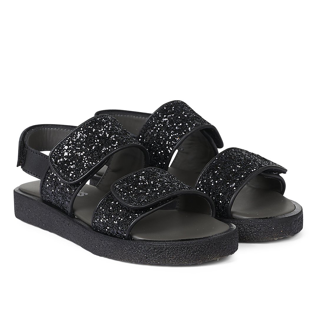 Funkelnde Glitzersandale