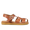 Sandale mit Schnalle und geschlossener Spitze