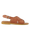 Überkreuzte Riemensandale mit Schnallenverschluss