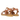 Glitzersandale mit Schnalle und Klettverschluss