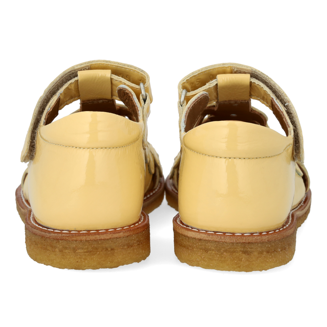 Sandale mit geschlossener Zehenpartie und Blumendetails