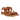 Sandale mit überkreuzten Riemen und Schnalle am Knöchel