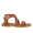 Sandale mit überkreuzten Riemen und Schnalle am Knöchel
