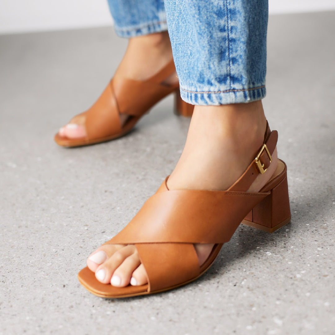 Sandalette mit Blockabsatz