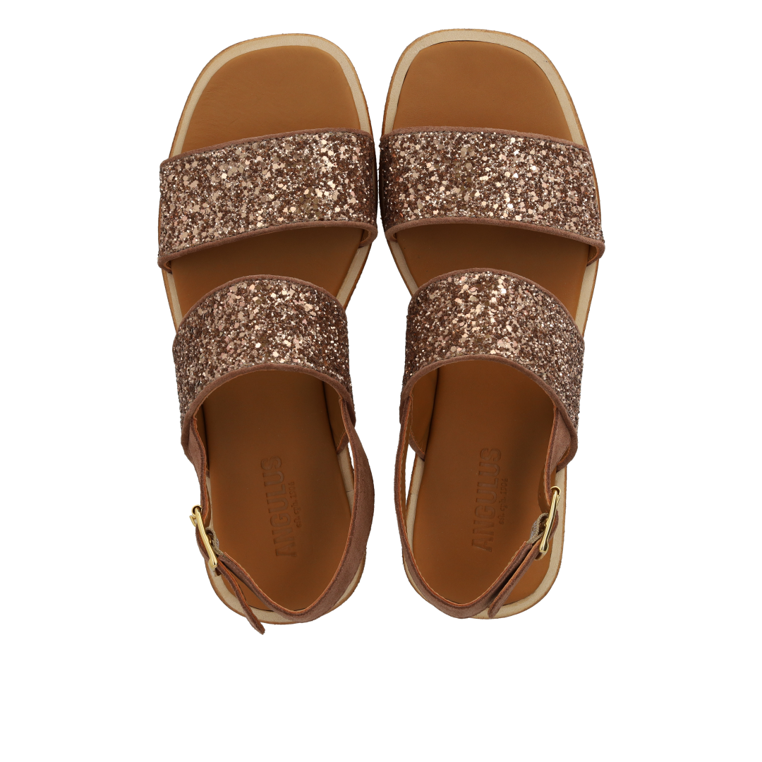 Glitzer-Sandale