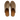 Mule mit skulpturalem Holzabsatz