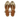 Flache Sandale mit schönem organischem Frontdetail