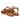 Flache Sandale mit schönem, organischem Frontdetail