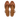 Flache Sandale mit schönem, organischem Frontdetail