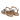 Flache Sandale mit schönem organischem Detail an der Vorderseite
