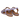 Flache Sandale mit schönem, organischem Detail an der Vorderseite
