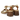 Handgeflochtene Sandale mit skulpturalem Absatz